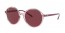 640075 (transparent pink) dark violet lens