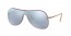 63611U (beige on top lilac) mirror lens