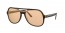 6547B4 (dark brown light brown) photo orange mirror gold lens