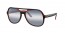 6552GA (black red blue) clear gradient blue lens