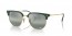 6655G4 (green on gold) silver green gradient polarized mirror lens