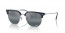 6656G6 (blue on silver) silver blue gradient polarized mirror lens