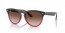 663113 (grey on transparent red) brown gradient lens