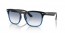 663219 (black on blue) blue gradient lens