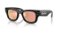 68647J (black) dark brown mirror rose gold lens