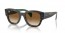 140251 (striped green on green) clear/brown gradient lens