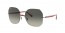 004/11 (red on gunmetal) grey gradient dark grey lens