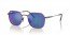 165/4L (gunmetal) blue/grey polarized chromance mirror lens