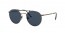 9138T0 (demi gloss pewter) dark blue lens