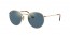 9217T0 (demigloss brushed gold) polar. blue mirr. gold lens