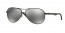 002/K7 (shiny black) polarized grey mirror lens