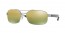 004/6O (gunmetal) green mirror gold gradient lens