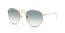 001/79 (gold) clear gradient blue lens