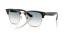 667779 (black on gold) clear gradient blue lens