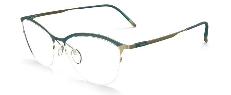 Silhouette 4556 Lite Arcs Nylor Semi-Rim Glasses