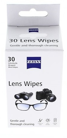 Zeiss Lens Cleaning Wipes - Boxes of 30 and 200
