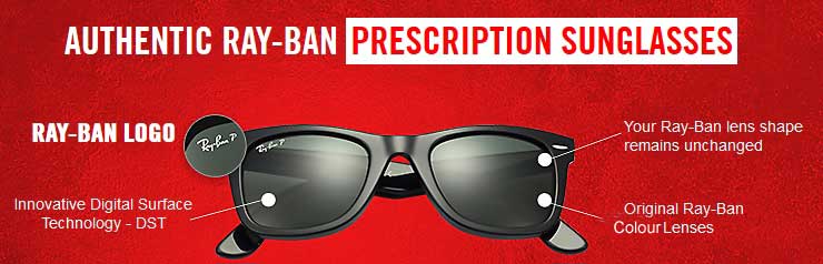 Authentic Ray-Ban Prescription Sunglasses Lenses